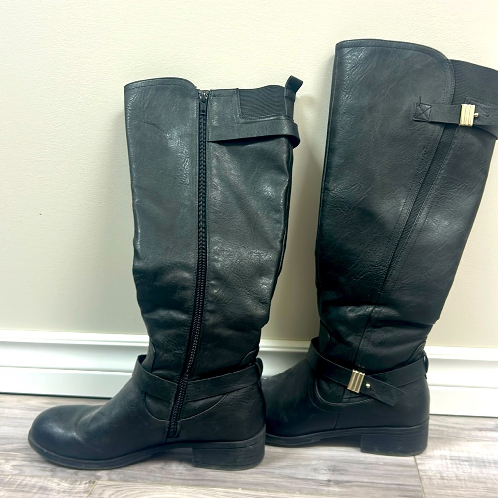 Vegan riding boots
